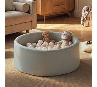 Soft Play Ball Pit with Balls - Sea Salt