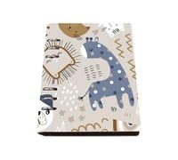 Soft Playful Creature Notebook, Pu Leather Notebooks, Lined Paper A5 Notebook Spiral Bound 180Pages/90Sheets, A5 Exercise Book for Work, Notes Book for Women, Revision Supplies Women Man