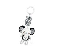 Soft Plush Baby Mobile with Rattle Sounds Hanging Teether for Newborns Crib Attachment Soothing Bed Bells Toy Baby Crib Toy for Soothing