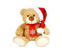 Soft Plush Bailey Christmas Teddy Bear Cuddly Toy 26cm