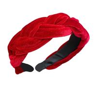 Soft Plush Braided Headbands Wide Vintage Hair Bands Women's Hair Accessory Fashion Headpiece For Daily Styling