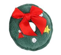 Soft Plush Chimp Dog Toy Christmas Circle Pet Owner Holiday Gathering Dog Cat Entertainment Festival