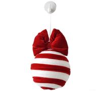 Soft plush Christmas decoration pieces made of velvet and foam, perfect for enhancing and shelves with cozy festive designs and shapes (C)