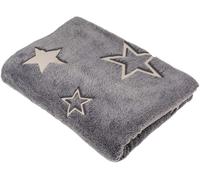 SOFT PLUSH COMFORT BLANKET WITH GLOW IN THE DARK STARS NEW WITH TAGS