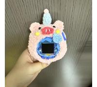 Soft Plush Cover Hand Crocheted For Paradise Protects Device From Scratches And Damage Lightweight And Portable(pink pig)