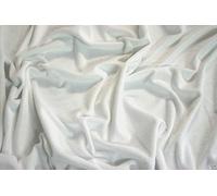 Soft Plush Cuddlesoft Fleece Fabric Bright White, 1/2Mtr - 150cmx50cm