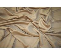 Soft Plush Cuddlesoft Velboa Minky Fleece Fabric Biscuit, 1/8Mtr - 50cmx37cm