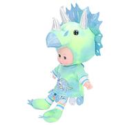 Soft Plush Dinosaurs Baby Doll Sings Birthday Songs, Premium Material 15.7in Sweet Toy for Boys and Girls (Green)