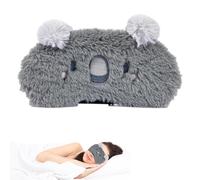 Soft Plush Eye Cover - Satin Sleep Eye , , Furry, Adjustable Eye Cover, Comfortable Sleep Eye | Travel Eye for Girls, Women, Adults, Party Favors