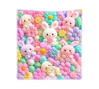 Soft Plush Flannel Dinosaur Bear Rabbit Throw Blanket for Boys Girls | Cute Pastel Floral Print Cozy Throws for Women Bedroom Couch Sofa Chair, Halloween Christmas Birthday Present