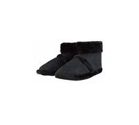 Slipper Snob - Mens Booties Slippers | Memory Foam | Fleece Inner | Indoor House Slipper Boots | Ankle Boots with Fluffy Collar (11 UK, Black, numeric_11)
