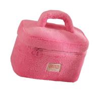 Soft Plush Materials Makeup Storage Bag with Spacious Interior Home Accessory for Easy Organization and Travel Large Capacity Cosmetic Bag