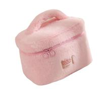 Soft Plush Materials Makeup Storage Bag with Spacious Interior Home Accessory for Easy Organization and Travel Large Capacity Cosmetic Bag