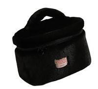 Soft Plush Materials Makeup Storage Bag with Spacious Interior Home Accessory for Easy Organization and Travel