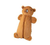 Soft Plush Pencil Case Zippered Bag for Student Adult Large Capacity Pen Pouches Travel Cosmetic Storage Bag Brown Box