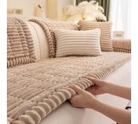 Soft Plush Pet Couch Cover, Non-Slip Washable Protector Mat for Sofas, Durable and Pet-Friendly