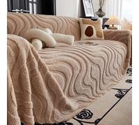 Soft Plush Quilted Couch Sofa Covers, One-piece Full Cover, Washable Sofa Slipcover, Furniture Protector For Children, Dogs And Cats, Suitable For Sofas, Loveseats, Recliners And Chair pink 180*260cm