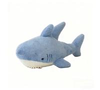 Soft Plush Shark Pillow, Cuddly Shark Design, Comfortable Back Cushion for Boys Girls Gift Room Decor, Marine Decor Doll Whale Hugging Pillow, Throw Gift for Halloween Christmas (blue,47.2in)