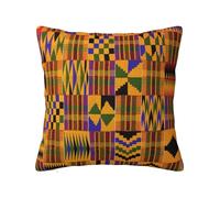 Soft Plush Throw Pillow Cover For Couch, With Double-Sided Print, African Weaving, Square Decorative Cushion Case, Machine Washable Pillowcase With Hidden Zipper, No Pilling Pillow Sham For Home Decor