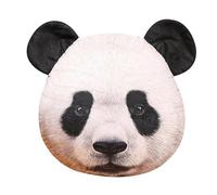 Soft Plush Toy Panda Doll - 40cm Stuffed Cartoon Animal Face Pillow with Realistic Printing and Cute Ear Details, Fluffy Decorative Plushie for Sofa, Bed, and Living Room