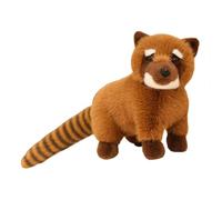 Soft Plush Toy Raccoon Doll - 53cm Stuffed Cartoon Animal with Realistic Brown Fur and Striped Tail, Fluffy Cuddly Plushie for Kids and Adults, Adorable Decorative Doll for Bedroom and Living Room