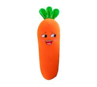 Soft Plush Vegetable Pillow - 19.69 Inch Carrot Plush | Cute Funny Plush for Kids, Boys, Girls, Adorable Vegetable Plush Pillow for Play or Bedroom Decoration