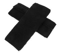 Soft Plush Wheelchair Armrest Pads for Walker and Chair Black | Easy Installation, Supportive Design, Reduces Pressure on Arms and Wrists, Hospitals and Nursing Homes Use