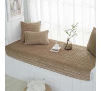 Soft Plush Window Seat Cushion Custom Size Padded Non-Slip Bench Pad for Bay Windows Thick Sofa Cover for Home Decor Cozy IndoorFluffy Chair Pillow