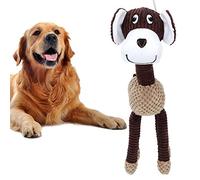 Soft Polyester Cartoon S Pet Dogs Puppy Molar Training Sound Stuffed Toy Dog Sound Toy Pet Dogs Toy Pet Sound Toy Puppy Sound Toy Puppy Sound Stuffed Toy for Fun on the Go (Blue) (Pinkish) (Brown)