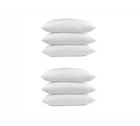 Soft Polyester Hotel Pillows Pack 6, Ultimate Luxury Premium Quality Hollowfibre, Breathable Sleep Experience Pillows 6
