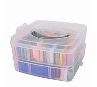 Soft Polymer Clay Set, Modeling Clay for Kids, Non - Colored Clay with Smooth Texture for DIY Craft and Sculpture, Includes Storage Box and Tools for Educational (42 Colors 28g 3D + Tool Accessories