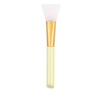 Soft Portable Beauty Tools Equipment,DIY Silicone Facial Mud Mask Stirring Brush Skin Care Makeup Applicator Tool - Yellow