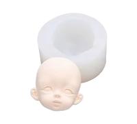 Soft Pottery Clay Silicone Sugar Gypsum Resin Kids Face Mold for Resin Craft Clay Mold