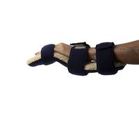 Soft Pro Functional Resting Hand Splint, Adjustable Wrist Support, Bendable Frame, Washable (Medium Left)