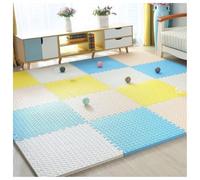 Soft Protective Foam Floor Tiles Waterproof Interlocking Puzzle Mat | 11.8" x 11.8" Durable Wear Layer, Scratch Proof Surface, Cuttable Design for Workshop, Fitness Room(Color5,6+6+6PCS)