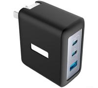 Soft Protective Skin for Anker 100W Adapter Pink(Black)