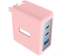 Soft Protective Skin for Anker 100W Adapter Pink(Pink)