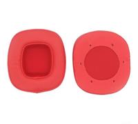 Soft Protein Leather Earmuffs 2-Pack for S21 Headphones(Red)