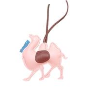 Soft PU Animal Keychain Silk Road Theme Artistic Decorative Practical Bag Charms Lightweight Travel Accessories Gift Stylish Keychain Jewelry Accessories, フリーサイズ