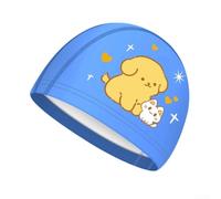 Soft PU Kids Swim Cap Breathable Comfortable Wear | Comfortable stretchy fit, gentle on little heads, no pinching, suitable for hours of wear