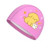 Soft PU Kids Swim Cap Breathable Comfortable Wear | Comfortable stretchy fit, gentle on little heads, no pinching, suitable for hours of wear