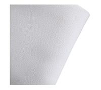 Soft PU Large Faux Leather 39.3" X 55.1", 0.75 Mm Thickness Fabric By The Yard Material for Upholstery Couch Sofa Bags Chairs Car Seats(White,1.4x6m)