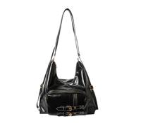 Soft PU Leather Shoulder Bag For Women Stylish School Bag Casual Crossbody Purse Underarm Handbag With Adjustable Strap PU Leather School