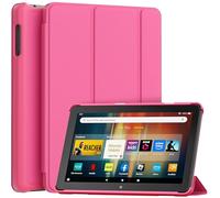 Soft PU Tablet Case with Auto Sleep/Wake, Compatibility Notes Find in Emerald - Hibiscus