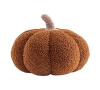 Soft Pumpkin Shaped Decorative Throw Pillow 20cm in Blue Pink Brown Grey and Coffee with Plush Filling for Autumn Fall Home and Party Holiday Decor