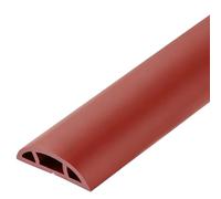 Soft PVC Cable Management For Schools/hotels, Invisible Storage Floor Cord Cover, Self-adhesive, Inner Channel: 10mm*6mm(Rood,3M)