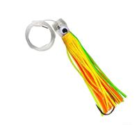 Soft Pvc For Octopus Skirt Lure 6.5 Inch Glow Design With Flash Sheet For Deep Sea Trolling Bait Ideal For Boat Fishing Targeting Tuna And Marlin(6)