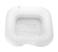 Soft PVC Inflatable Hair Washing Basin for Elderly, Portable Shampoo Basin with Transparent Drainage Pipe, Pregnant, Bedridden Patients
