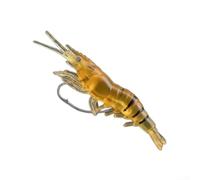 Soft PVC Shrimp Lure 4cm for 3g Realistic Swim Soft PVC Shrimp | Glow-in-dark effect, 4cm length, for 3g weight, soft PVC material, ideal for night fishing