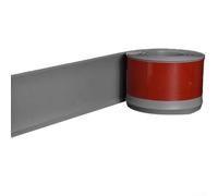 Soft PVC Skirting Board, 4m x 8cm Waterproof Plastic L-Edge Design for Home Improvement, Easy Self-Adhesive Installation for Floor and Wall Joint Sealing(gray)